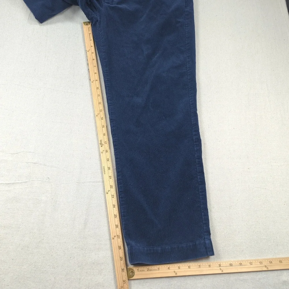 Vintage Polo Ralph Lauren Pants Mens 38x30 Blue Corduroy Distressed